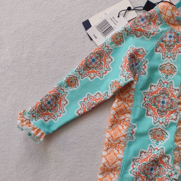 Cabana Life Infant 3-6M One Piece Bodysuit NEW UV Protection Swimwear - Picture 5 of 9